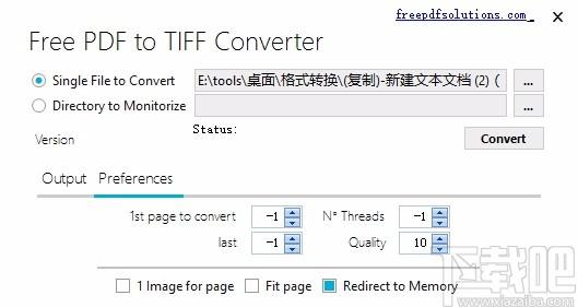 Free PDF to TIFF Converter,PDF转TIFF,PDF转换,转换器